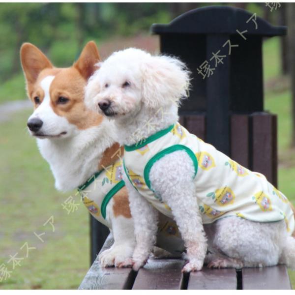 犬服 犬の服 春夏用 夏用 タンクトップ 犬 服 ペットウェア ドッグウェア ペット服 ノースリーブ...