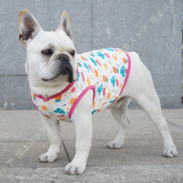 犬服 春夏 犬 猫 カップル服 通気性 軽量 袖なし 犬の服 ペット服 ドッグウェア ペットウェア ...