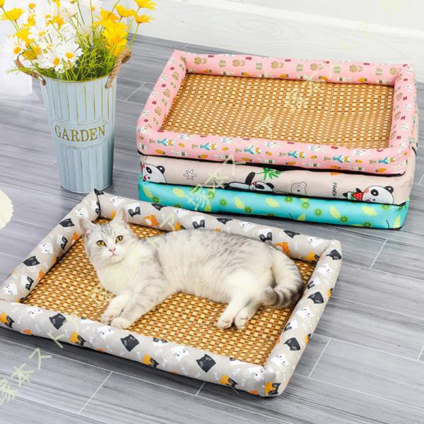 猫 ベッド 犬 ベッド 夏 エアコン 部屋用 ペットベッド クッション ふわふわ 柔らか おしゃれ ...