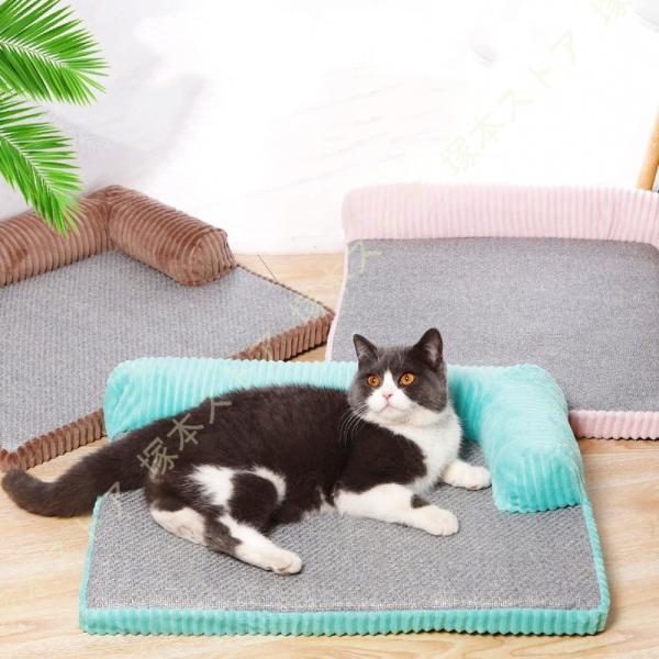 ペットベッド 夏用 犬 猫 洗える ソファー モコモコ クッション 安眠 ベッド 犬 猫 寝床 おし...