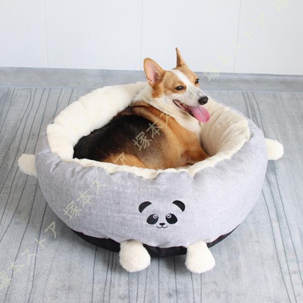 犬 猫 ベッド ペットベッド ふわふわ 小型犬 中型犬 猫 ペット用 ベッド 丸型 クッション 通年...