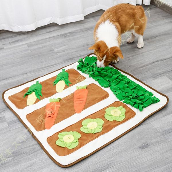 犬 おもちゃ 知育玩具 訓練毛布 ペットおもちゃ ノーズワーク マット 採餌 おやつ隠し ペット 嗅...