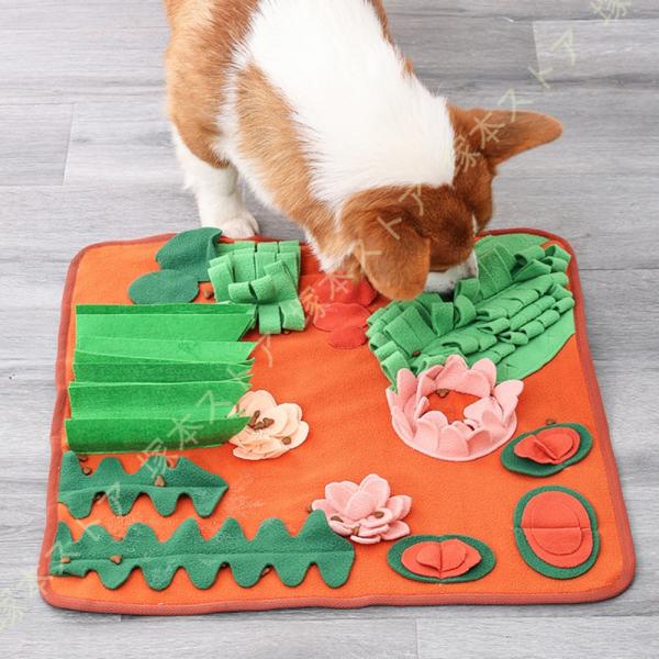 犬 おもちゃ ノーズワークマット 犬 知育玩具 訓練毛布 多色 嗅覚訓練マット 餌マット 頑丈 ペッ...