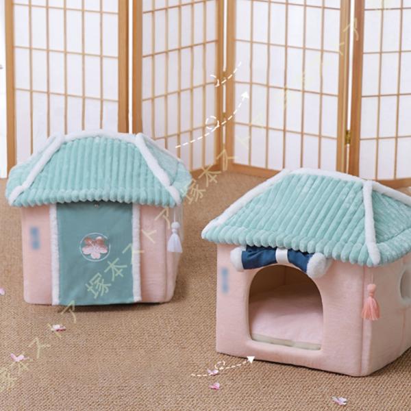猫 ベッド あったか ドーム型ベッド 洗える 防ダニ 抗菌 布団 寝具 ベッド マット クッション ...