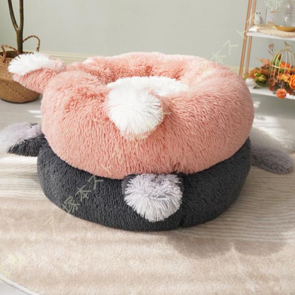 猫 ベッド 犬 ベッド 犬用ベッド ペットベッド クッション ネコ 猫用 ケージ用 洗える 丸型 大...