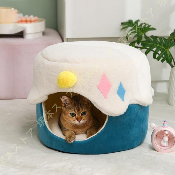 犬 ベッド あったか 猫 ベッド 冬 ペットベッド ドーム型 暖かい ドーム ベッド 犬 小型犬 猫...