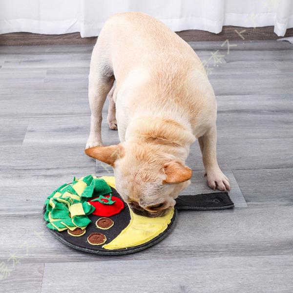 犬 おもちゃ ノーズワークマット 嗅覚強化 運動不足解消 ストレス発散 分離不安 早食い防止 食いち...