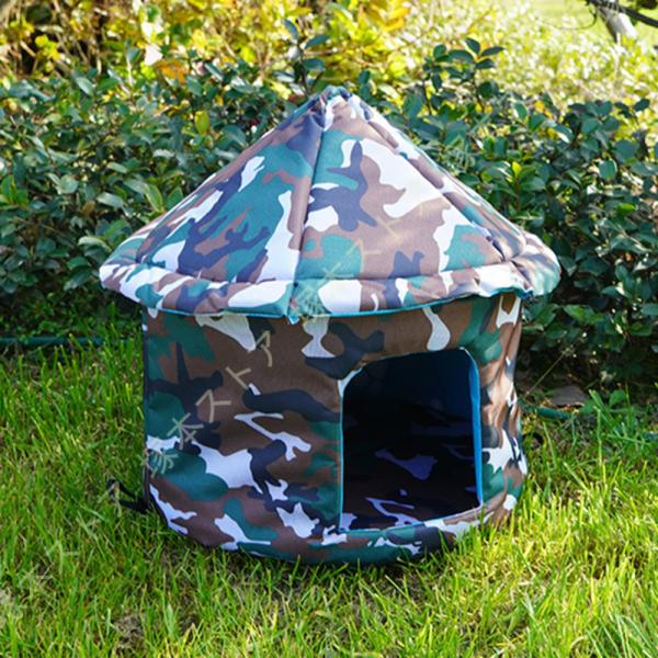 防雨 防水 ペットベッド ペットハウス 猫小屋 犬小屋 屋外 猫 犬 ハウス ベッド アウトドア 室...