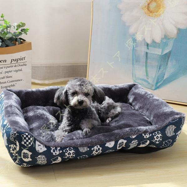 ペット 犬 猫 ベッド あったか ペットベッド 犬用品 猫用品 ペット用 角型 通年 ペット ソファ...