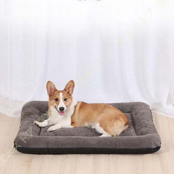 犬 ペットベッド 猫 ペットベット 冬用 あったか 角型 犬用 猫用 ふわふわ スクエア 小型犬 中...