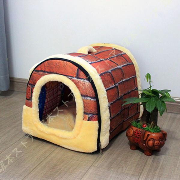 犬 ベッド あったか 猫 冬 ペットベッド 猫ハウス 洗える ドーム 犬 ふわふわ 中型犬 猫 うさ...
