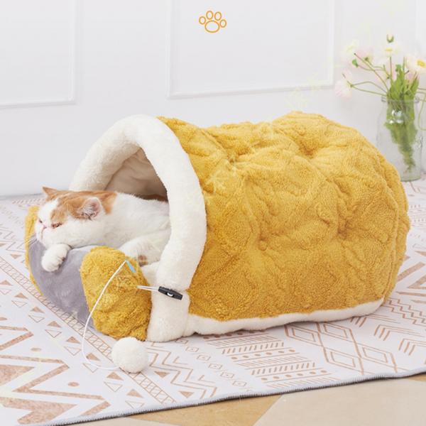 ペットハウス 犬 猫 ベッド ドーム型 ペットベッド 冬 水洗い ふわふわ あったかい 犬 猫ハウス...