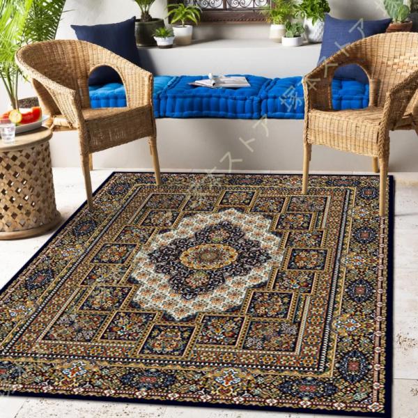 ラグ 160*230 カーペット おしゃれ な レトロ フィーリング モダン パッチワーク 柄 ラグ...