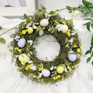 春のドアリース 14インチ 復活祭 収穫 ドア...の詳細画像2