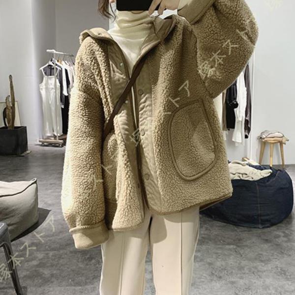 アウター コート ボア ジャケット 防寒着 秋 冬 レディース 暖かい ボアブルゾン ボアコート ノ...