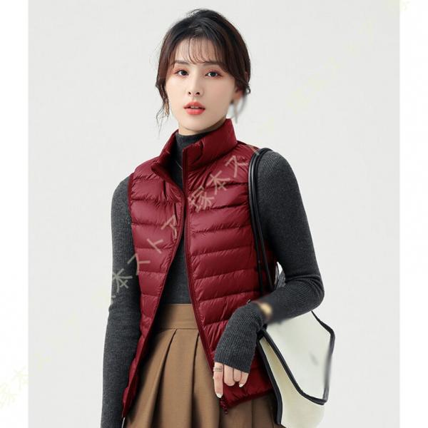 ウルトラライトダウンベスト レディース ダウンコート インナーダウンジャケット トップス ダウン 防...
