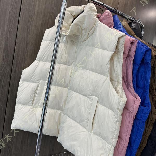 ダウンベストジャケット ダウンベストコート レディース ダウンジャケット ショート丈 ノースリーブ ...