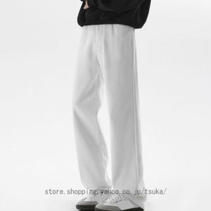 ワイドデニム メンズ ワイドパンツ デニム メンズ ジーパン 裏起毛 メンズ ジーンズ デニムワイドパンツ Gパン 体型カバー 太め ゆったり おしゃれ 秋 秋服