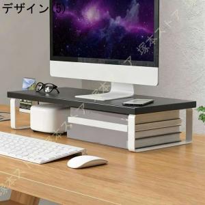 収納棚 2段 ホワイト ブラック スチール 木...の詳細画像5