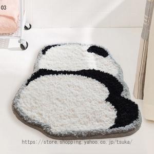 バスマット パンダ 柄 おしゃれ 大人かわいい...の詳細画像2