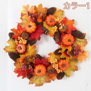 リース ハロウィン Halloween 花 秋...の詳細画像1