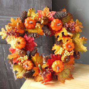リース ハロウィン Halloween 花 秋...の詳細画像4