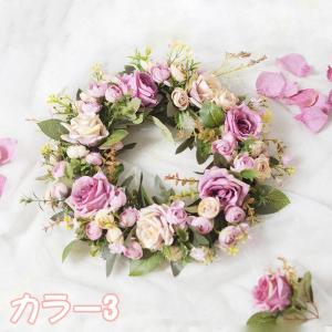 ドアリース 壁飾り 造花 飾り アートリース ...の詳細画像3