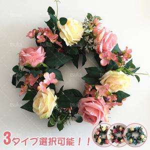 ドアリース 壁飾り 造花 飾り インテリア おしゃれ ナチュラル 壁掛け ドア飾り 玄関リース オシャレ 花嫁 結婚式 結婚式場 ウェディング プレゼント 贈り物