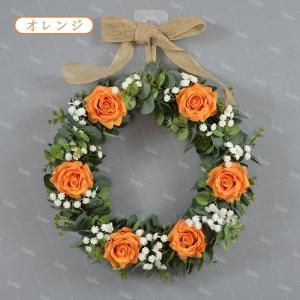 リース 造花 薔薇 壁飾り 壁掛け インテリア...の詳細画像3