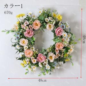 リース 壁掛け 壁飾り 手作り 玄関用リース ...の詳細画像1