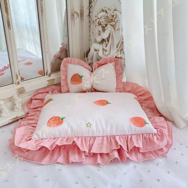 ペットベッド 犬 犬用 ベッド 犬用ベッド チェック柄 ドッグベッド 蝶結び パピー 成犬 シニア ...