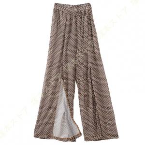 ワイドパンツ ガウチョパンツ レディース ボヘ...の詳細画像2