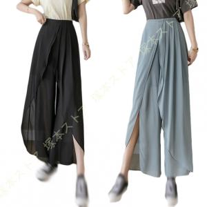 ワイドパンツ レディース スカーチョ ゆったり...の詳細画像4