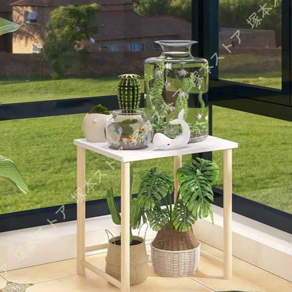 プランター台 花台 木製 園芸ラック ガーデンラック プランタースタンド 花棚 盆栽スタンド 観葉 ...