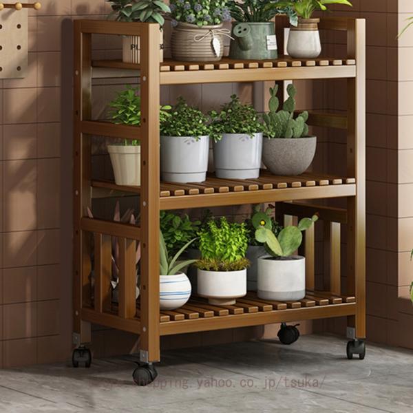 フラワースタンド 鉢スタンド プランタースタンド 木製 鉢置き台 おしゃれ 植木鉢台 園芸ラック 花...