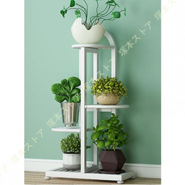 フラワースタンド屋内 鉄製花棚 観葉 植物 花置き台 鉢植え置き台 フラワースタンド ガーデンラック...