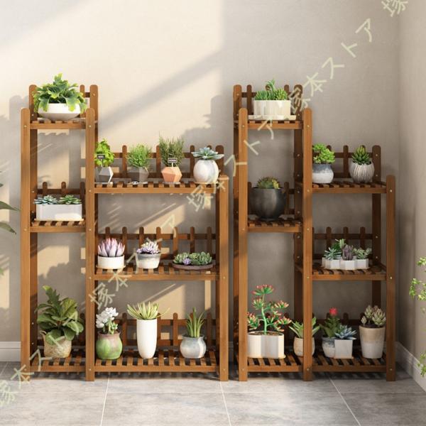 2/3段式プラントスタンド ガーデンラック 観葉 植物 スタンド 花棚 鉢植え 植物スタンド 盆栽ス...