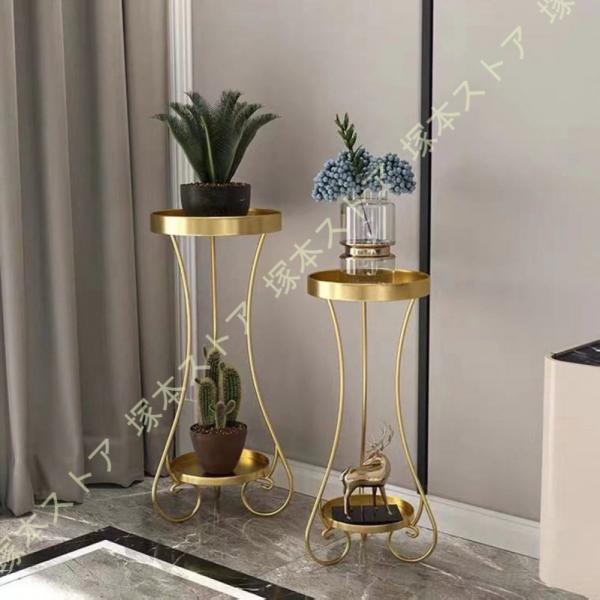 フラワースタンド スタンド 室内 北欧 屋外 アイアン 観葉植物 花台 棚 植物 ラック 台 フラワ...