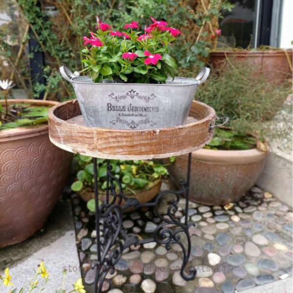 フラワースタンド おしゃれ ガーデニング用装飾品 庭造り 整理 園芸 鉢スタンド 鉢置きスタンド 園...