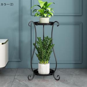 プランター スタンド おしゃれ 鉢置き 棚 丸...の詳細画像2