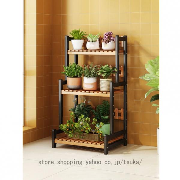 植木鉢棚 屋外園芸棚 花立て 屋内保存棚 花置き棚 ガーデニング 棚 フラワースタンド 屋外 室内 ...