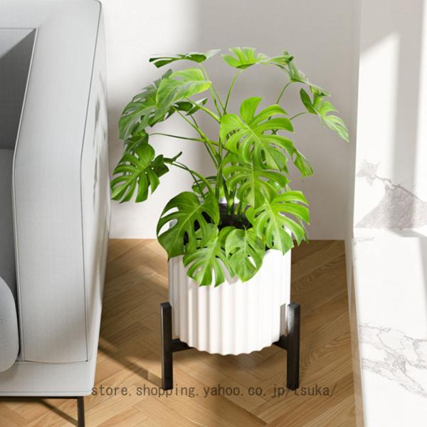 フラワースタンド 屋内 屋外 プラントラック 花台 おしゃれ 鉢スタンド 植木鉢置きスタンド アイア...