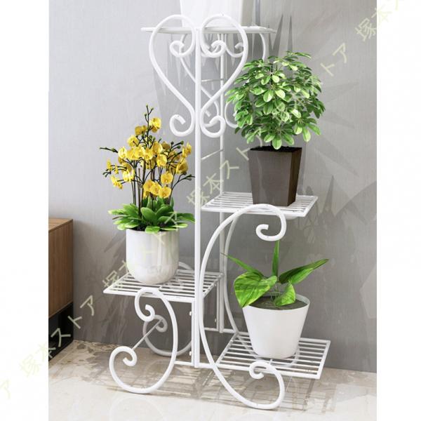 フラワースタンド プランタースタンド 室内 屋外 花台 観葉植物棚 ガーデニング ガーデンラック フ...