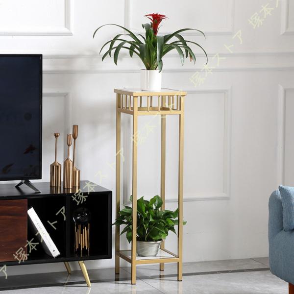 プランタースタンド 花台 スタンド おしゃれ アイアン ガーデンラック フラワーラック ベランダ ガ...