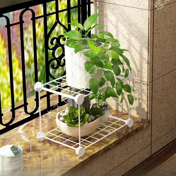 フラワースタンド プランタースタンド 花台 鉄製 錆びない ガーデンラック 屋外 園芸ラック 鉢植え...