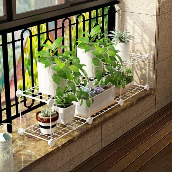 プランタースタンド ガーデンラック フラワースタンド 鉄製 屋外 園芸ラック 鉢植え スタンド スタ...