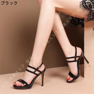 ハイヒール サンダル 美脚 ヒール 7.5cm...の詳細画像2