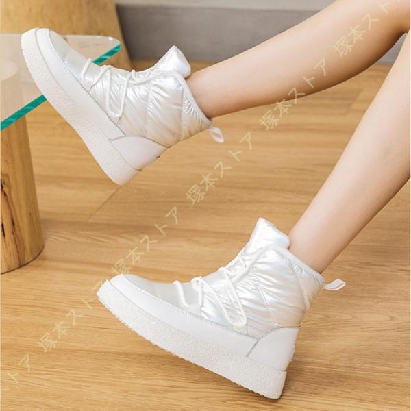 防水 レディース ムートンブーツ ショートブーツ スノーブーツ おしゃれ 滑り止め 防寒靴 痛くない...