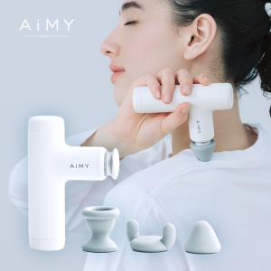 AiMY エイミー  AIM-FN071 コンパクトビューティーガン 筋膜リリース ガン ハンディマッサージャー 超軽量 持ち運び コードレス マッサージガン マッサージ器｜tsukamotoaim