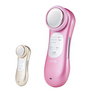 スキンケア保湿美顔器 PAMPER AIM-BT100 温熱 イオン導入 毛穴ケア 角質ケア シートマスク美容 tsukamotoaim porto ミスティピンク